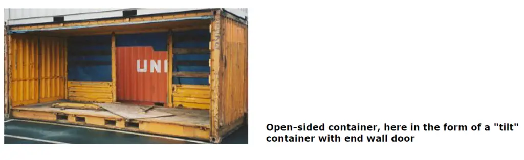 Open-sided containers