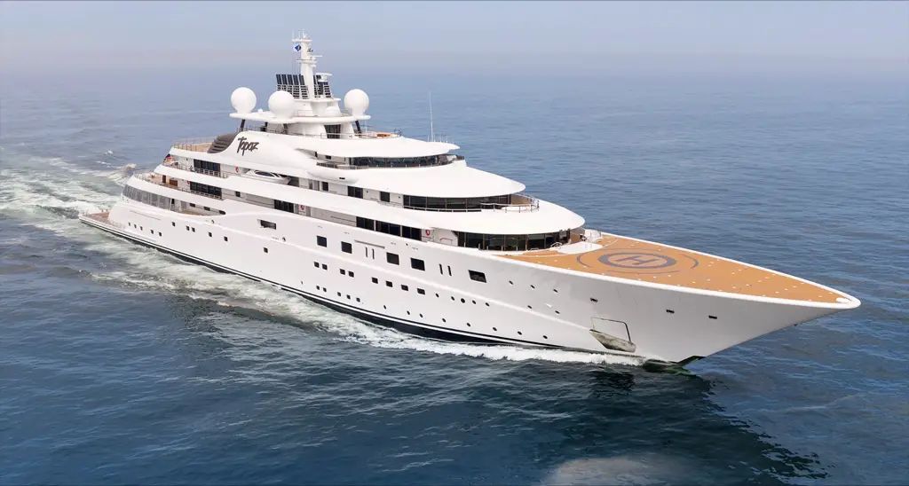 Topaz – $527 Million-Expensive boat