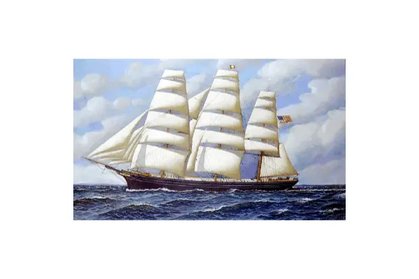 clipper ship young america sailing