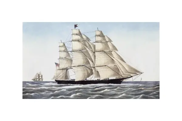 CLIPPER SHIP flying clouds